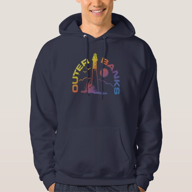 Outer Banks OBX Ombre Spectrum Hoodie (Front)