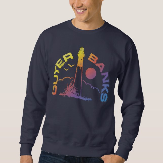 Outer Banks OBX Ombre Spectrum Sweatshirt (Front)