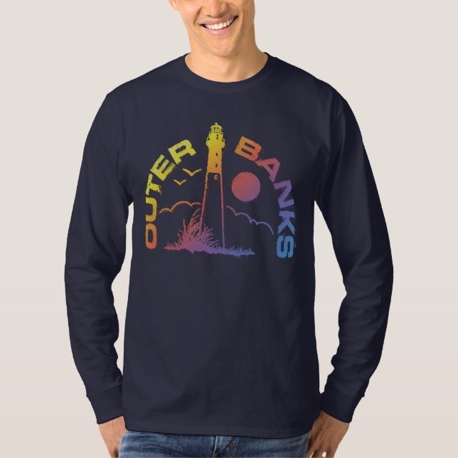 Outer Banks OBX Ombre Spectrum T-Shirt (Front)