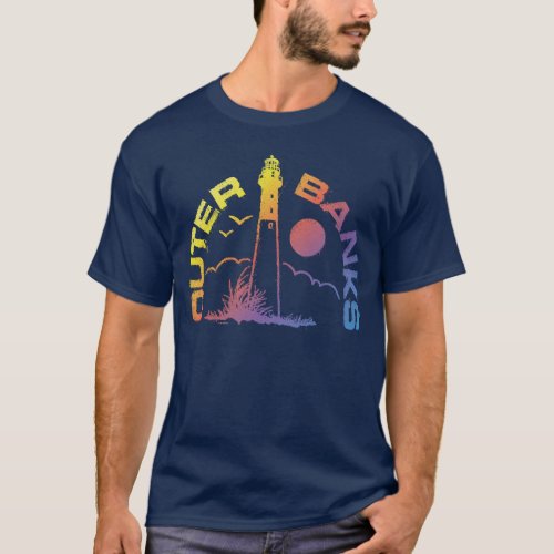 Outer Banks OBX Ombre Spectrum T_Shirt