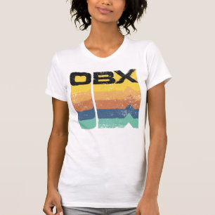 Outer Banks OBX Rainbow Stack T-Shirt