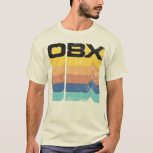 Outer Banks OBX Rainbow Stack T-Shirt