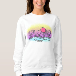 Outer Banks OBX TextuRed Sunset Sweatshirt