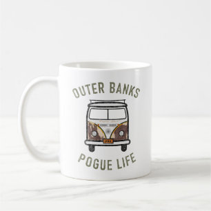 Outer Banks OBX Van Pogue Life Olive Vintage Coffee Mug