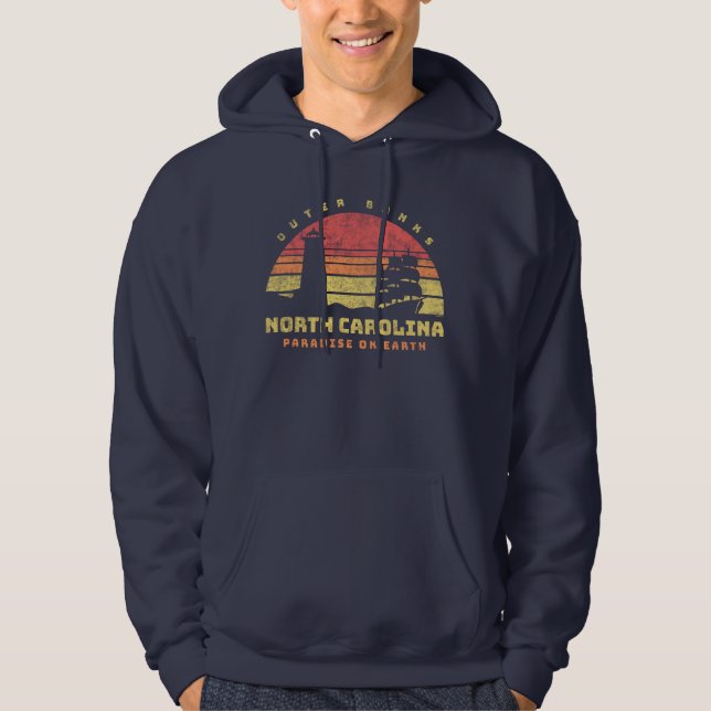 Outer Banks OUTER BANKS NC TOURIST Hoodie (Front)