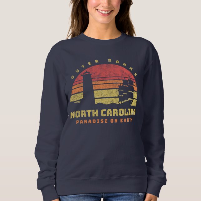 Outer Banks OUTER BANKS NC TOURIST Sweatshirt (Front)