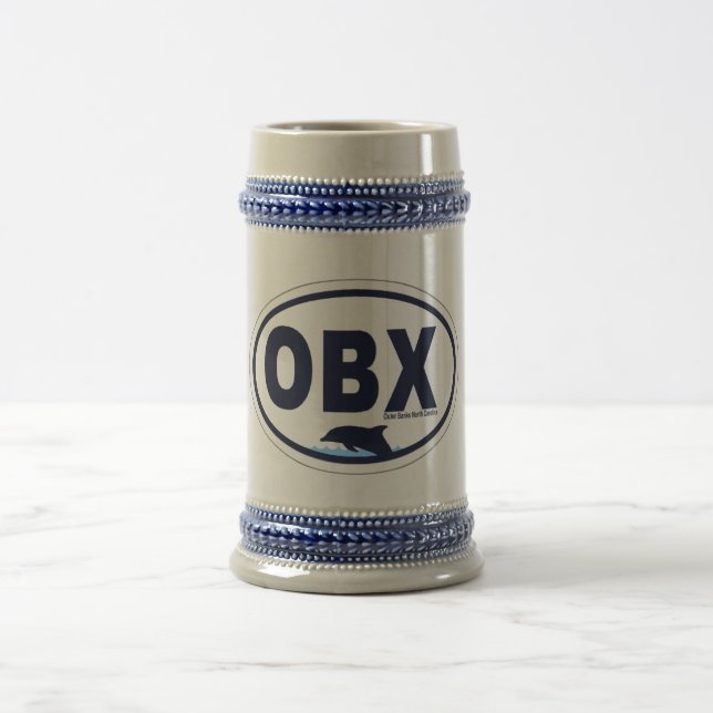 Outer Banks Oval Design. Beer Stein (Center)