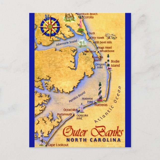 Outer Banks Postcard (Front)