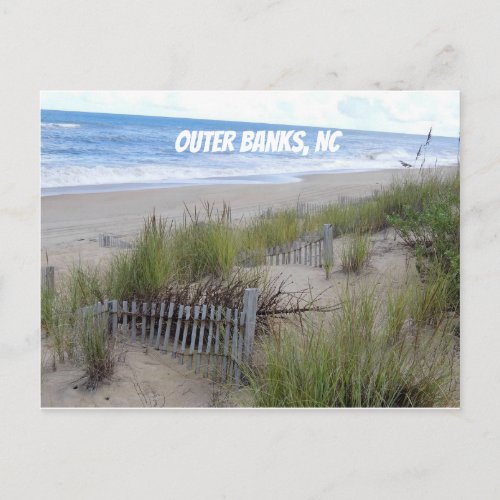 Outer Banks Sand Dunes Postcard