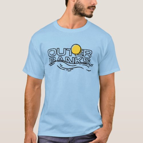 Outer Banks Title on Horizon T_Shirt