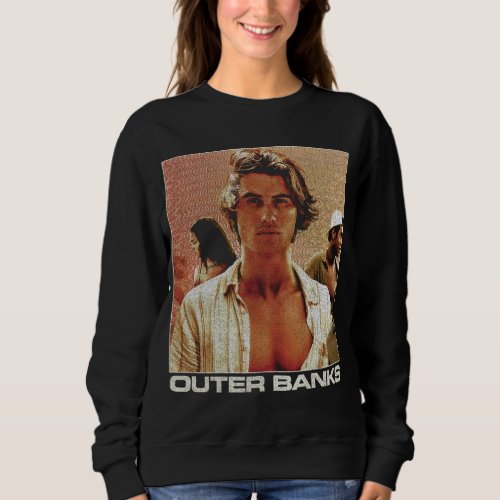 Outer Banks Waves Poster Sweatshirt