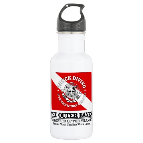 Outer Banks WD  Stainless Steel Water Bottle