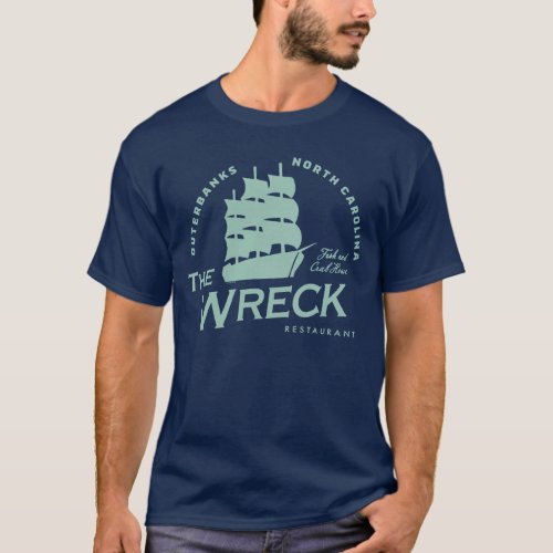 Outer Banks Wreck Restaurant T_Shirt