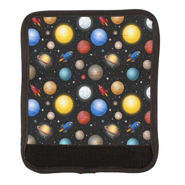 Outer Limits Space Travel  Luggage Handle Wrap (Front)