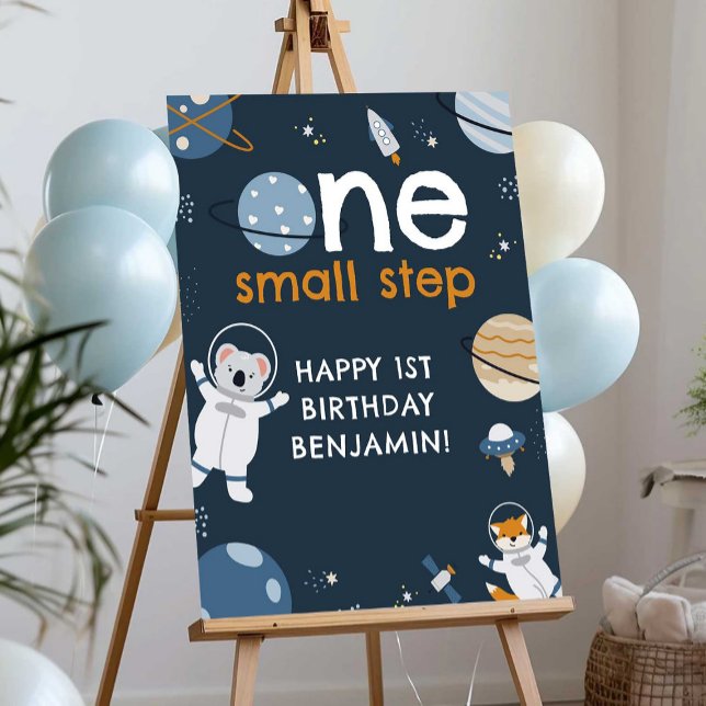 Outer Space 1st Birthday Party Welcome Sign (Creator Uploaded)
