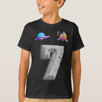 Outer Space 321 Blast Off Age 7 7th Birthday Party