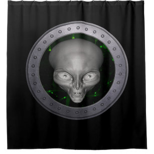 Alien Shower Curtains Zazzle