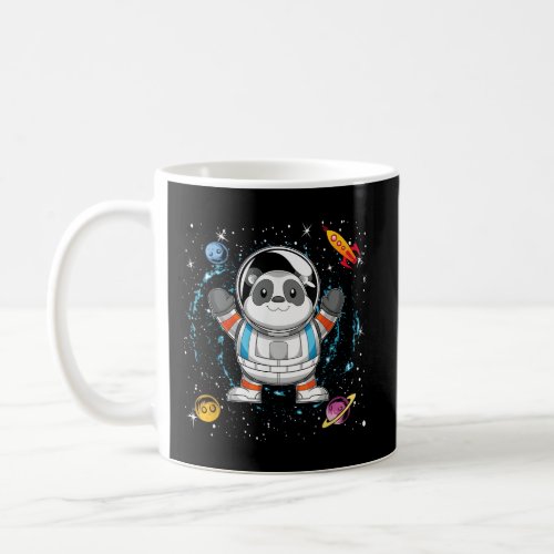 Outer Space Animal Rocket Astronaut Panda Coffee Mug