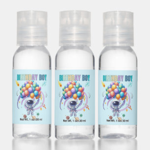 Outer Space Astronaut Birthday Boy  Hand Sanitizer