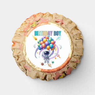 Outer Space Astronaut Birthday Boy Reese's Peanut Butter Cups