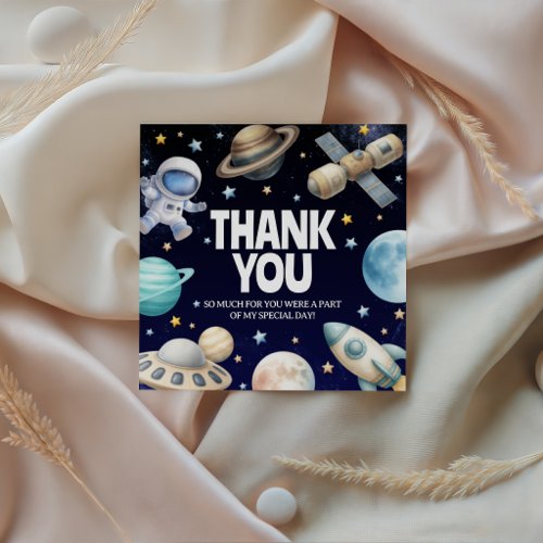 Outer Space Astronaut Favor Gift Tags
