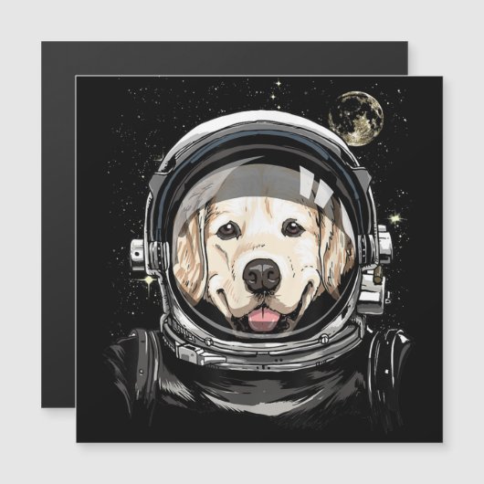 Outer Space Astronaut Golden Retriever Lover Pet D (Front/Back)