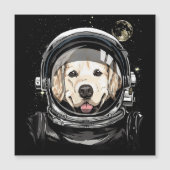 Outer Space Astronaut Golden Retriever Lover Pet D (Front)