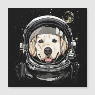 Outer Space Astronaut Golden Retriever Lover Pet D