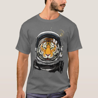 Outer Space Astronaut iger Face Astronomy Lover Ga T-Shirt