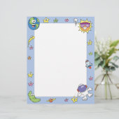 Outer Space Astronaut Letterhead (Standing Front)