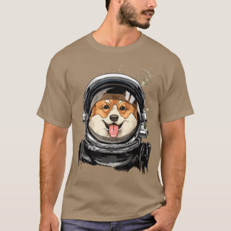 Outer Space Astronaut Pembroke Welsh Corgi Space A T-Shirt