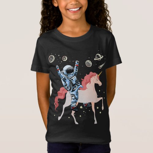 Outer Space Astronomy Fantasy Animal Gift Unicorn  T_Shirt