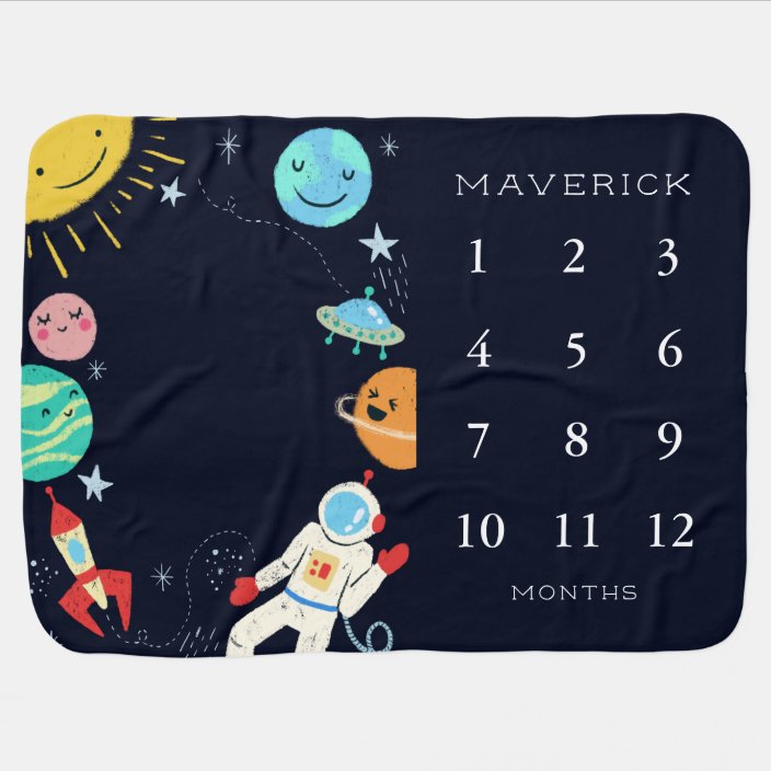 space baby blanket
