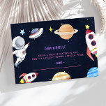 Outer Space Baby Shower Diaper Raffle Ticket  Enclosure Card<br><div class="desc">Outer Space Baby Shower Diaper Raffle Ticket Enclosure Card</div>
