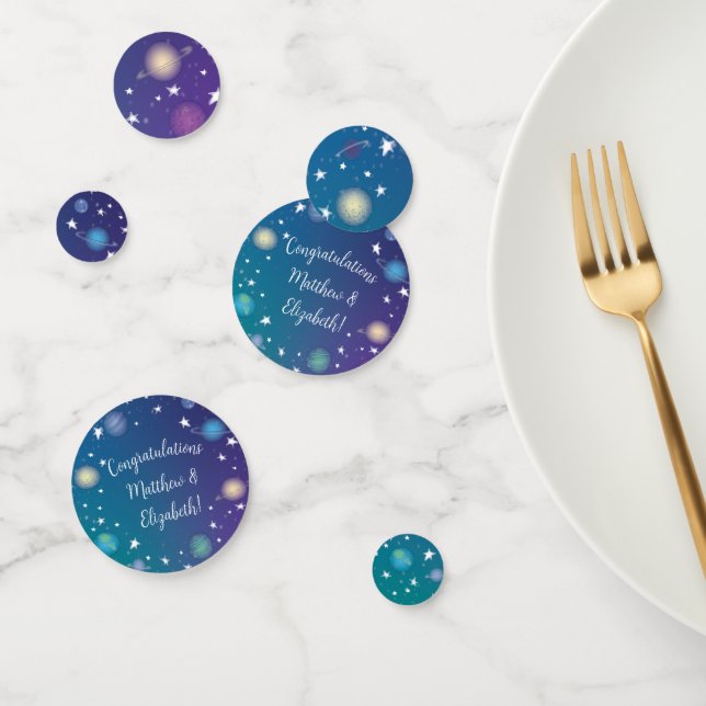Outer Space Baby Shower Galaxy Confetti (Group)