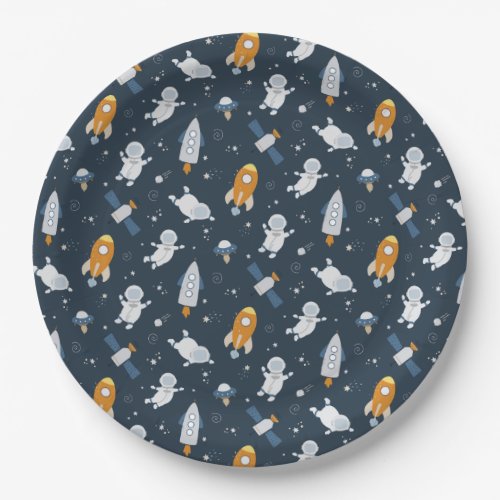 Outer Space Baby Shower Paper Plates Tableware
