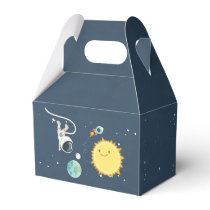 Outer Space Birthday Favor Box Rocket Astronaut