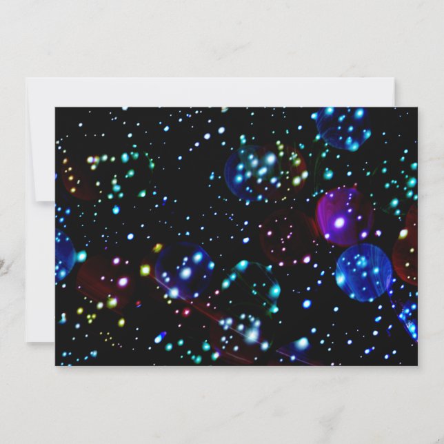 Outer Space Birthday Invites (Front)
