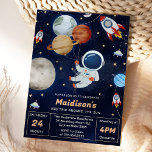 Outer Space Birthday Party 3rd Trip Around The Sun Invitation<br><div class="desc">Outer Space Birthday Party 3rd Trip Around The Sun Invitation</div>