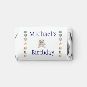 Outer Space Birthday Party Chocolate Favors