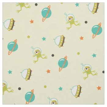 Outer Space | Boys Fabric by KeepsakeGifts at Zazzle