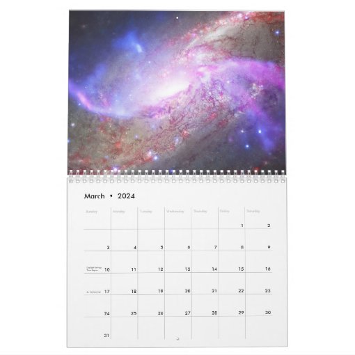 OUTER SPACE calendar | Zazzle