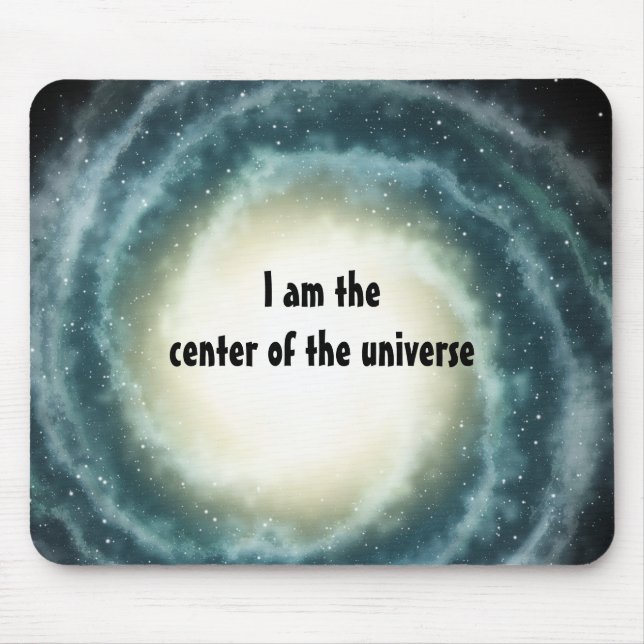 Outer Space Center of the Universe Mouse Pad (Front)