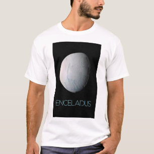 Outer Space, Cosmos, Solar System, Moon Enceladus T-Shirt