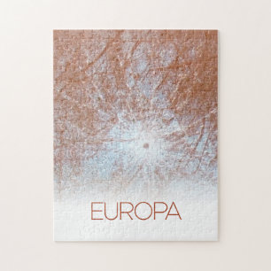 Outer Space, Cosmos, Solar System, Moon Europa Jigsaw Puzzle