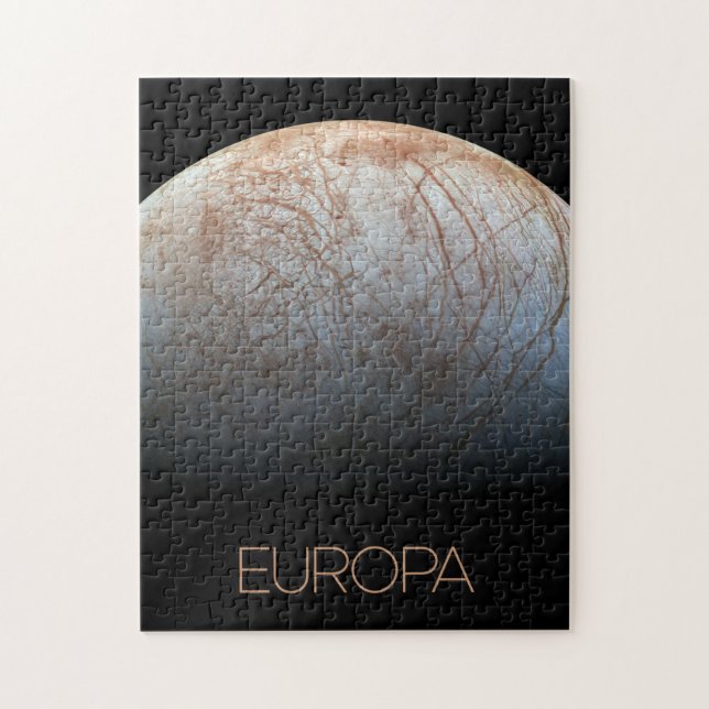 Outer Space, Cosmos, Solar System, Moon Europa Jigsaw Puzzle (Vertical)
