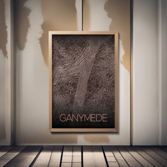 Outer Space, Cosmos, Solar System, Moon Ganymede Photo Print (Creator Uploaded)