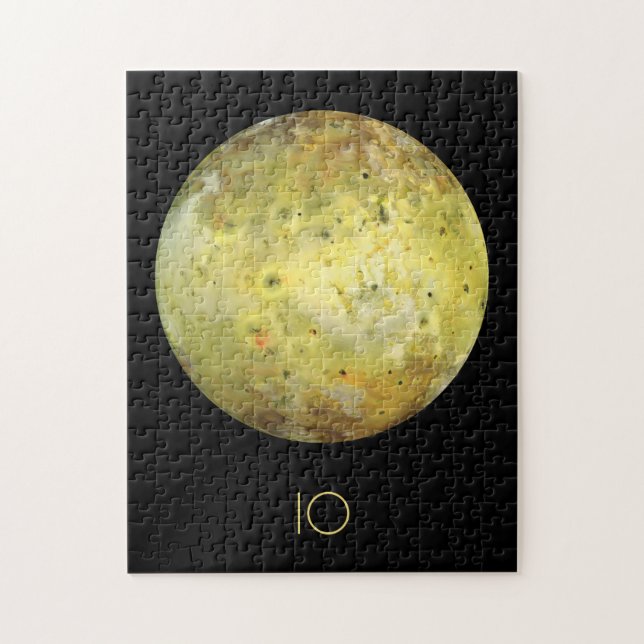 Outer Space, Cosmos, Solar System, Moon IO Jigsaw Puzzle (Vertical)