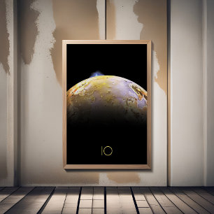 Outer Space, Cosmos, Solar System, Moon IO Photo Print