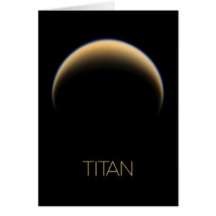 Outer Space, Cosmos, Solar System, Moon Titan Cards